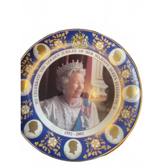 Queen Elizabeth Golden Jubilee plate - Picture 1 of 6